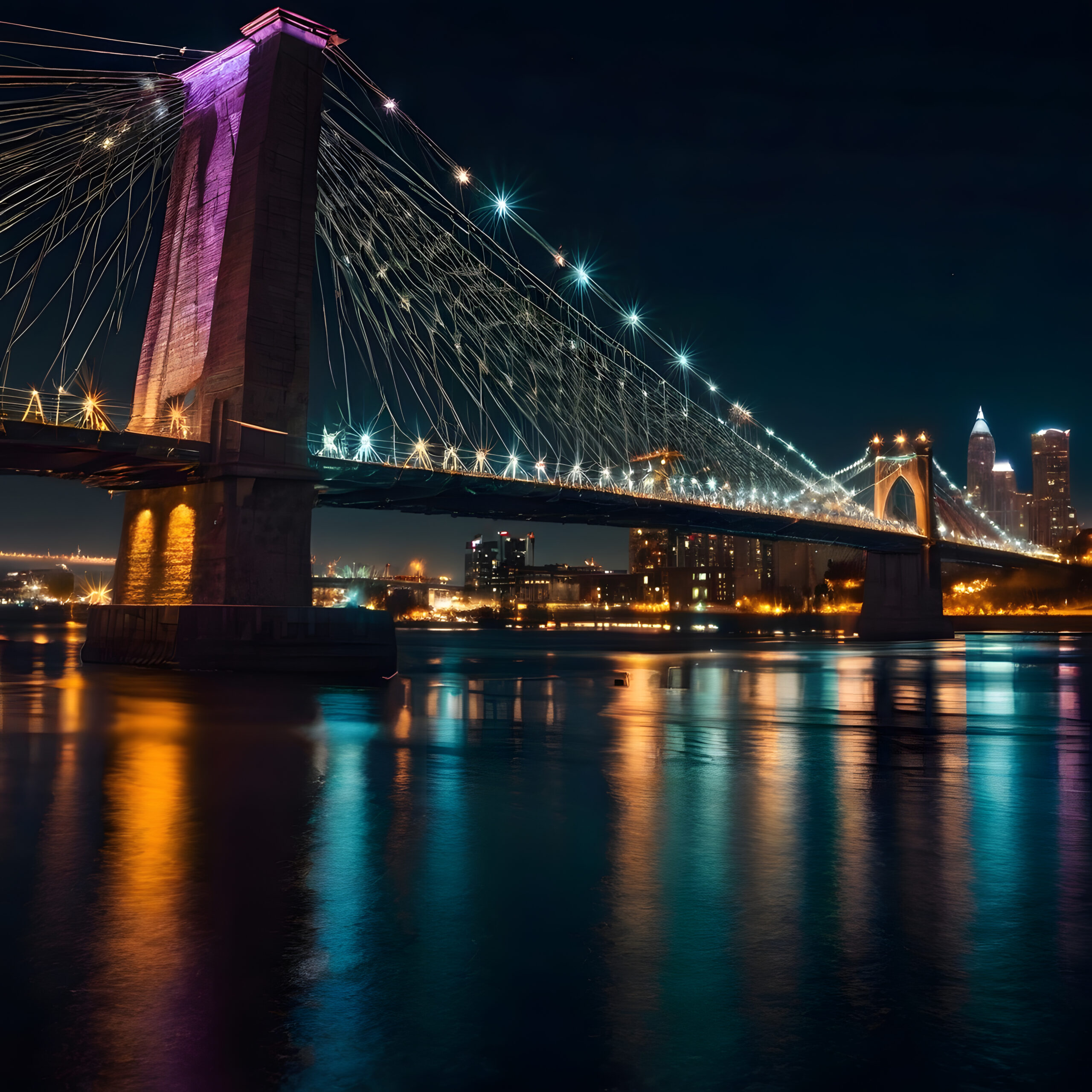 Destinos bridge that has word city it